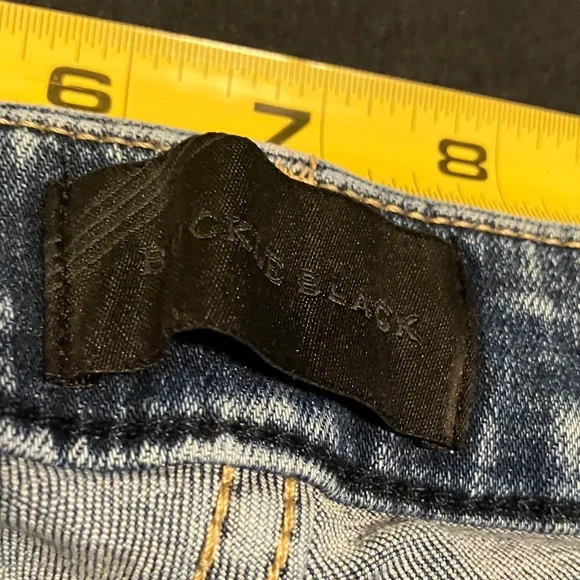 Buckle Black Distressed Skinny Blue Jeans - Picture 4 of 8